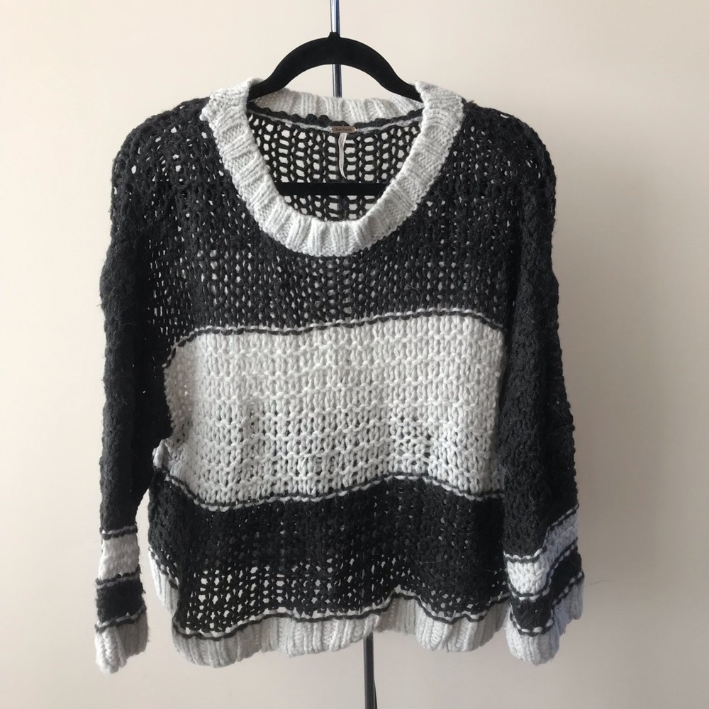 Free People oversized knit sweater